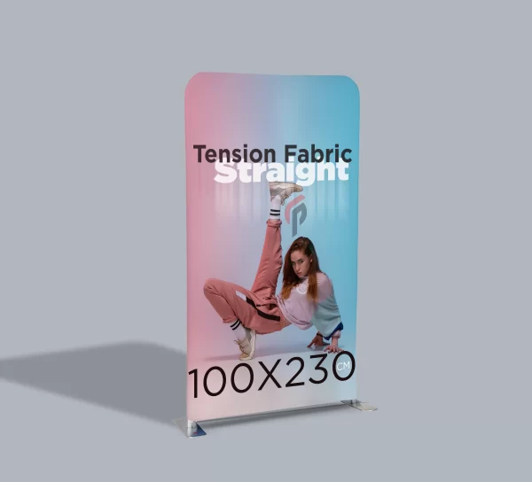 Tension Fabric Straight Backdrop Stand