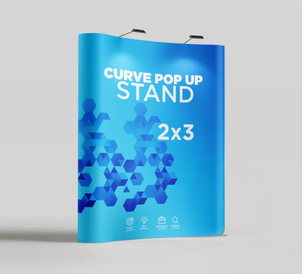 Curved Pop Up Stand