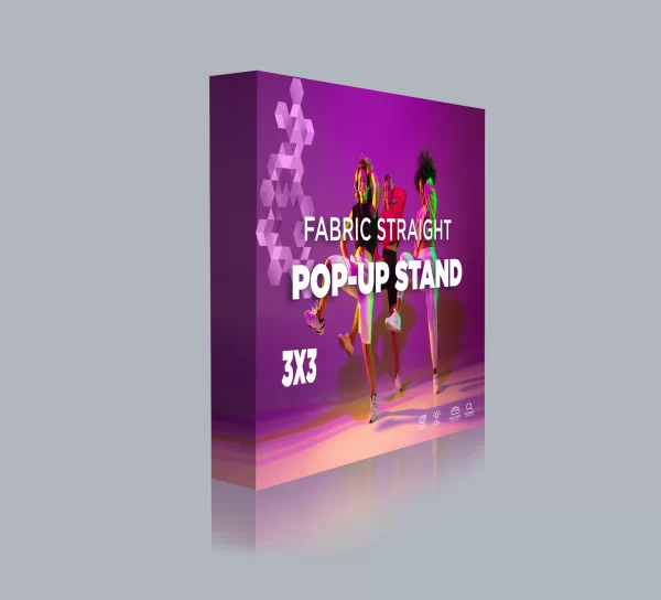 Fabric Straight Pop-up Stand - Image 2